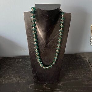 Green Beaded Necklace